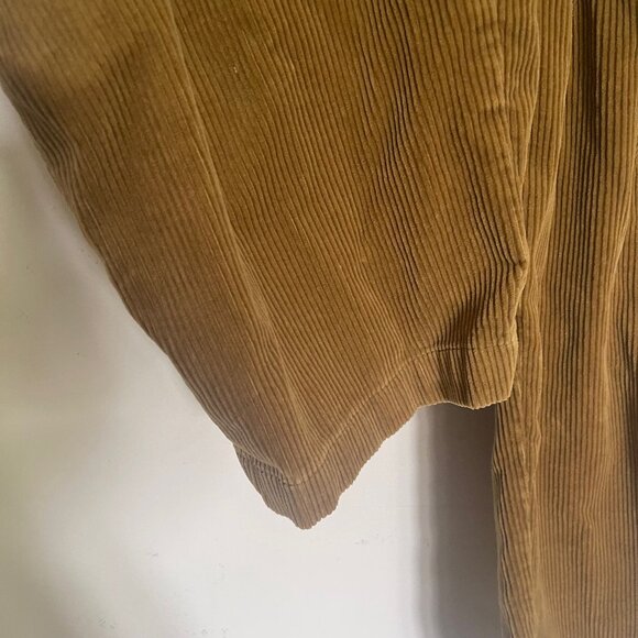 VTG 90s Polo Ralph Lauren Corduroy Pants Mens Pleated 40x30 Tan Andrew USA A5 - Picture 2 of 9